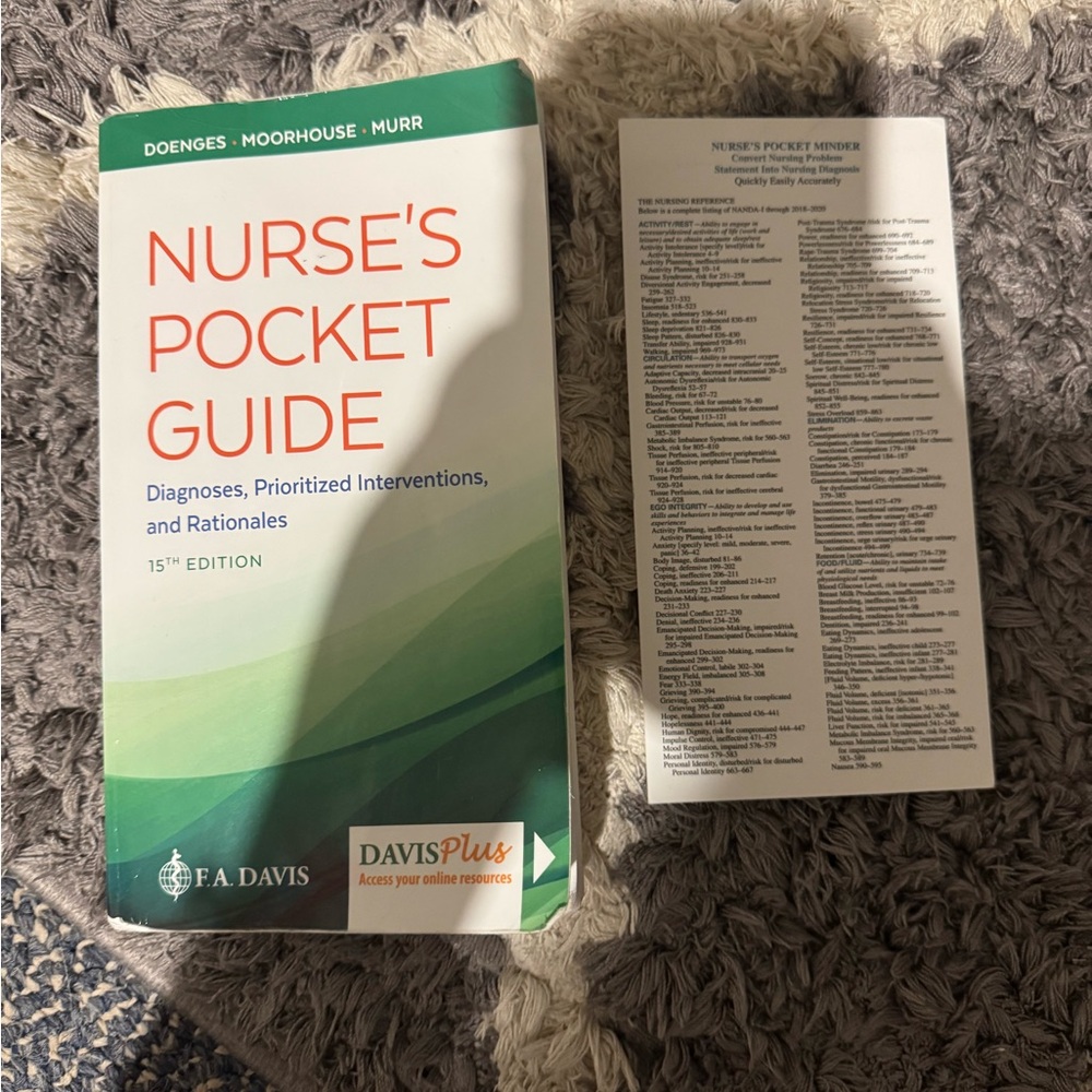 Nurse's Pocket Guide 15th Edition